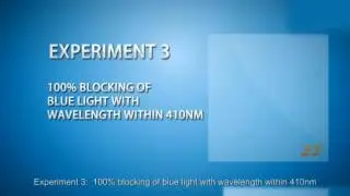 Experiment UV 450 Dyed PET Film