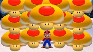 Can Mario collect 999 Mega Mushrooms in Bowser's Fury?