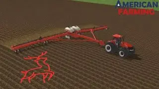 Planting the first fields of corn | American Farming Beef and grain farm Series 