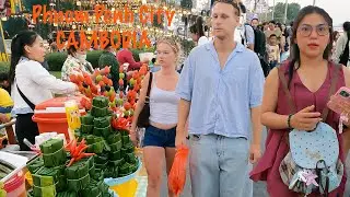 BEST Street Food in Phnom Penh? Chaktomuk Riverside Walk Full Tour (2026)