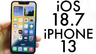 iOS 18.7 On iPhone 13! (Review)