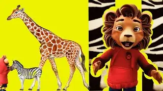Learn about the Animals. Bear, Zebra, Giraffe, Ostrich, Warthog. Rori - Talking Lion For Kids.