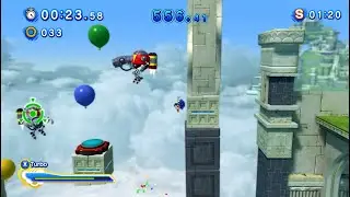 Sonic Generations: Sky Sanctuary Mission 3 Speedrun (0:25:63)