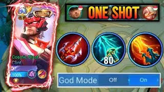 NEW SEASON CLINT ONE SHOT BUILD AND EMBLEM IS FINALLY HERE💀🔥 (NEW UPDATE 2025) CLINY GAMEPLAY😱