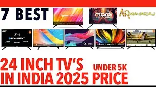 📺 Top 7 Best 24 Inch TV's iN India 2025 | ✨ 24 Inch Tv Price | Thomson, Blaupunkt, Kodak, VW, MarQ