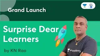 Surprise Dear Learners | Grand Launch | By KN Rao Sir | GATE 2023