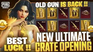 😱NEW GOLDEN ULTIMATE SET AND  UPGRADE AKM CRATE OPENING