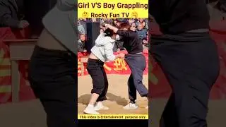 Girl vs Boy | Real Grappling Match 🥋#shorts #mma #nogi #submission #jiujitsu #kabbadi