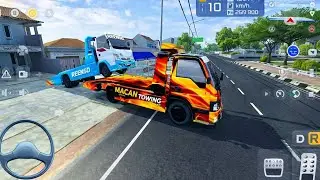 Bus Simulator Indonesia &ndash; MOD Truck Towing Derek Truck Jatuh di tengah jalan kota Solo