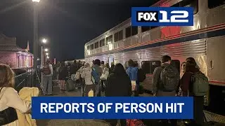 Amtrak train stopped near Kelso after reports of person hit, killed by train