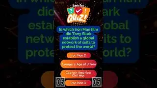 Iron Man Quiz: Global Reach 🌍  #ironman