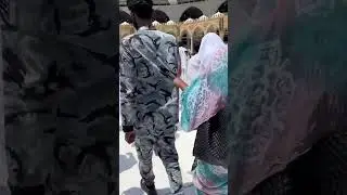 Helping a blind women