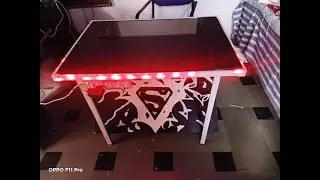 RGB TABLE #table #rgb #repair #superman #glass #diy #art #artist #video #creative #viralvideo