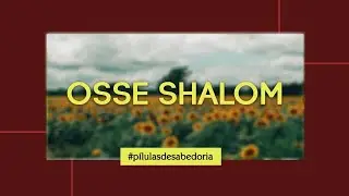 Osse Shalom | Músicas para a Alma | Ian Mecler