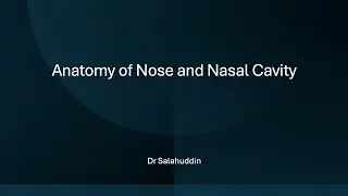 Anatomy of Nose and Nasal Cavity for FCPS Part-1 and EDAIC Part-1
