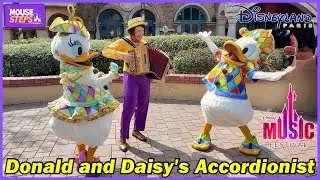 Donald and Daisy's Accordionist Show at Disneyland Paris Music Festival 2025