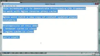 nginx reverse proxy cache and processwire