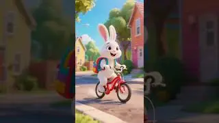 Rabbit&rsquo;s School Adventure 🏫 | Easy English Words #cute #learning #bunny