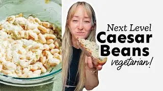Creamy Caesar Beans On Toast