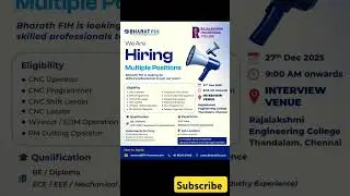 chennai jobs #hosurjobs #thuthukodijobs