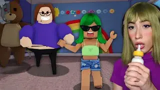 A BABÁ TENTOU ME PEGAR | Roblox - Bibi Tenebroza