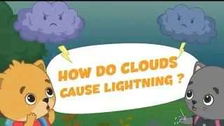 👻 Spooky Clouds and Magical Lightning ⚡️ | Fun Ghost Cartoon for Children