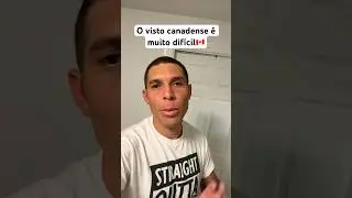 O visto canadense e muito dif&iacute;cil?🇨🇦 #canada #eua #imigrar