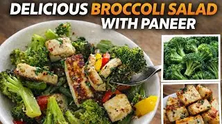 Easy Broccoli Salad Recipe | Healthy Broccoli Salad Recipe | High Protein Broccoli Salad Recipe 😋