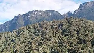Daratan Lembah Tembagapura Gunung Baru Sebelah dipandang Dari Tembagapura 