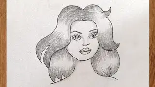  How to draw cute girl face || Easy Step by Step drawing tutorial
