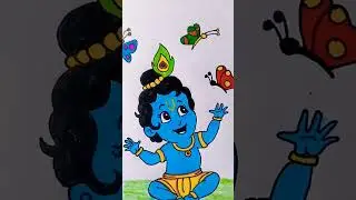 draw little krishna