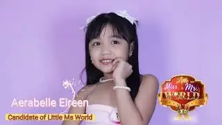 Litltle Ms & Mr World Candidate #vote for AERA #model #promotionalvideo #kulitbulilit #contest