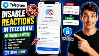Как отключить реакции в Telegram (самый простой способ) (руководство 2026 года)