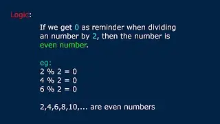 C program to check an number is odd or even number