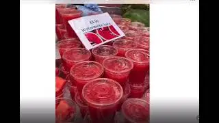 Borough market Water melon juice | #asmarfoods  #lifestyle #UKFood  #foodshorts 