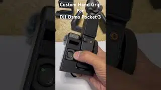 Custom Hand Grip for the DJI Osmo Pocket 3.