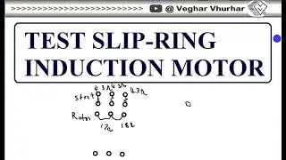 Slip ring on motor testing