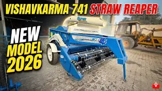 Vishavkarma 741 Straw Reaper || भूसा बनाने की No.1 रीपर ॥ नया मॉडल 2026 #farming #strawreaper 