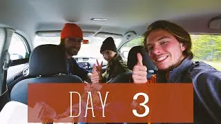 Day 3 - BROKEN CHAIN, FLAT, RAIN,  - Crossing Canada Solo at 22