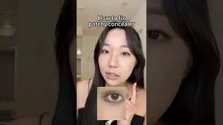How to fix patchy concealer #concealerhack #makeuphacks #makeuptips