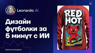 Как создать крутой принт на футболку? Легко с AI! 🎨🔥