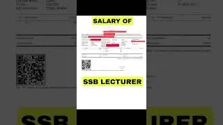 SALARY OF SSB LECTURER