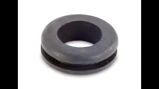 How to make a rubber grommet
