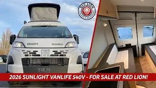 2026 SUNLIGHT 540V VANLIFE LUXURY CAMPERVAN TOUR - FOR SALE AT RED LION!