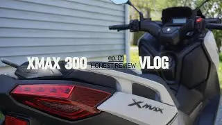Yamaha XMAX 2023 in CANADA closed look & test drive 4K
