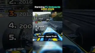 Ranking F1 Onboards 1990-2025! 👀🎥