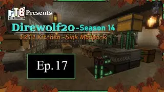 Minecraft: Direwolf20 1.21.1 Modpack (Ep.17)Kitchen,Mining Gadget & Portal,Ender Gate,Magnet