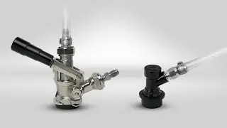 Switch from Homebrew to Commercial Kegs in less than a minute! Kegco &frac14;&rdquo; MFL Quick Disconnect Set