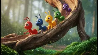 5 Little Ants Adventure Song | Fun 3D Cartoon Kids Rhyme | CocoMoco Nursery Rhymes 🐜✨