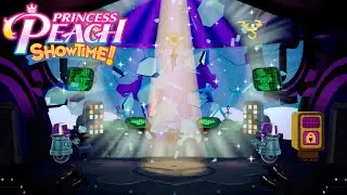 Princess Peach: Showtime! - 4F: The Stolen Statue - 100% Walkthrough (All Sparkle Gems & Ribbons)